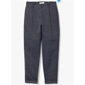 People Tree People Tree Women's Fionn Trousers Pants Navy Size 10 Organic Cotton